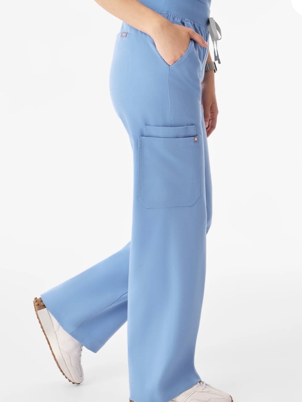 FIGS Isabel high waisted wide leg scrub pants 2 XLP